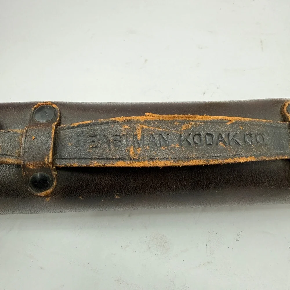 Antique Eastman Kodak Metal Tripod Pat Aug 24 1897 w/ Original Case